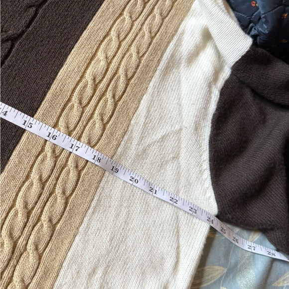 Jordan Craig Men's Turtleneck Sweater - Black, Cream, Brown - Picture 9 of 9